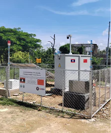 Proyecto de la estación de Laos